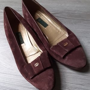 Gucci vintage leather flats